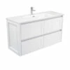Fienza Jolie Hampton 1200 Bathroom Wall Hung Vanity Satin White JOL120T -Bathroom Supplies Sales 2024 BA7021