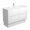 Fienza Jolie Amato 1200 Bathroom Vanity On Kickboard Satin White JOL120BWK -Bathroom Supplies Sales 2024 BA7027