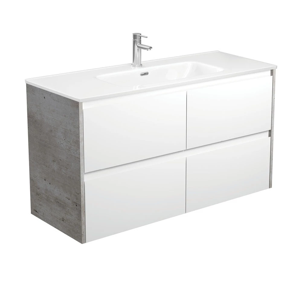 Fienza Jolie Amato 1200 Bathroom Wall Hung Vanity Industrial Grey Panels JOL120BWX 3 Fienza Jolie Amato 1200 Bathroom Wall Hung Vanity Industrial Grey Panels JOL120BWX