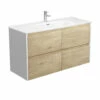 Fienza Jolie Amato 1200 Bathroom Wall Hung Vanity Satin White Panels JOL120BSW -Bathroom Supplies Sales 2024 BA7039