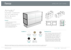 Fienza Jolie Amato 1200 Bathroom Vanity On Kickboard Matte Black Frames JOL120BXFK 6 Fienza Jolie Amato 1200 Bathroom Vanity On Kickboard Matte Black Frames JOL120BXFK -Bathroom Supplies Sales 2024 BA7045