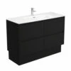Fienza Jolie Amato 1200 Bathroom Vanity On Kickboard Satin Black JOL120BBK 1 Fienza Jolie Amato 1200 Bathroom Vanity On Kickboard Satin Black JOL120BBK -Bathroom Supplies Sales 2024 BA7047