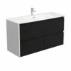 Fienza Jolie Amato 1200 Bathroom Wall Hung Vanity Satin White Panels JOL120BBW -Bathroom Supplies Sales 2024 BA7048