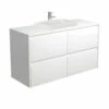 Fienza Sarah 1200 Wall Hung Vanity Semi Inset Crystal Amato Satin White PI120BW 1 Fienza Sarah 1200 Wall Hung Vanity Semi Inset Crystal Amato Satin White PI120BW -Bathroom Supplies Sales 2024 BA7057