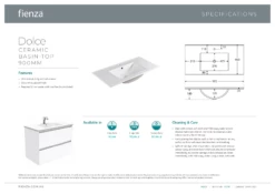 Fienza Dolce Amato 900 Wall Hung Vanity Industrial Grey Panels TCL90BWX -Bathroom Supplies Sales 2024 BA7067 1