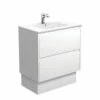 Fienza Dolce Amato 750 Vanity On Kickboard Satin White TCL75BWK -Bathroom Supplies Sales 2024 BA7072