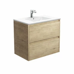 Fienza Dolce Amato 750 Wall Hung Vanity Scandi Oak TCL75BS