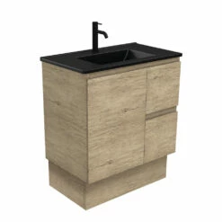 Fienza Dolce Edge 750 Vanity On Kickboard Scandi Oak TCLB75SKR