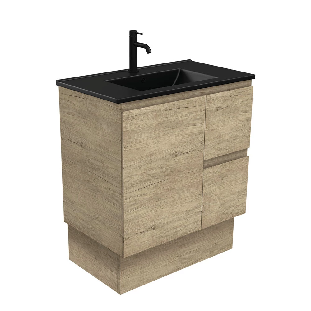 Fienza Dolce Edge 750 Vanity On Kickboard Scandi Oak TCLB75SKR 3 Fienza Dolce Edge 750 Vanity On Kickboard Scandi Oak TCLB75SKR
