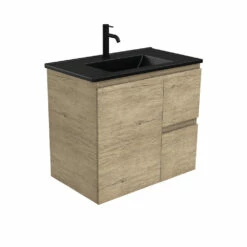 Fienza Dolce Edge 750 Wall Hung Vanity Scandi Oak TCLB75SR