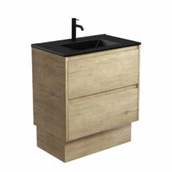 Fienza Dolce Amato 750 Vanity On Kickboard Scandi Oak TCLB75BSK