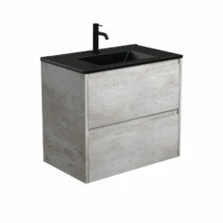 Fienza Dolce Amato 750 Wall Hung Vanity Industrial Grey TCLB75BX