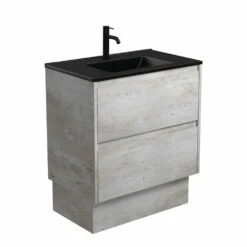 Fienza Dolce Amato 750 Vanity On Kickboard Industrial Grey TCLB75BXK