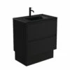 Fienza Dolce Amato 750 Vanity On Kickboard Satin Black TCLB75BBK 1 Fienza Dolce Amato 750 Vanity On Kickboard Satin Black TCLB75BBK -Bathroom Supplies Sales 2024 BA7141
