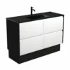 Fienza Dolce Amato 1200 Vanity On Kickboard Satin Black Panels TCLB120BWBK -Bathroom Supplies Sales 2024 BA7204
