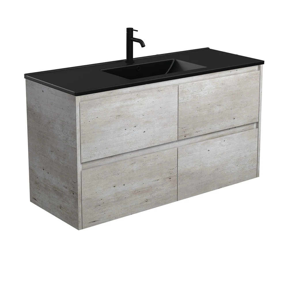 Fienza Dolce Amato 1200 Wall Hung Vanity Industrial Grey TCLB120BX 3 Fienza Dolce Amato 1200 Wall Hung Vanity Industrial Grey TCLB120BX