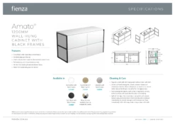 Fienza Dolce Amato 1200 Wall Hung Vanity Matte Black Frames TCLB120BXF 6 Fienza Dolce Amato 1200 Wall Hung Vanity Matte Black Frames TCLB120BXF -Bathroom Supplies Sales 2024 BA7213