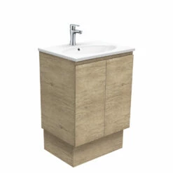 Fienza Rotondo Edge Vanity On Kickboard Scandi Oak ROT60SK