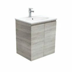 Fienza Rotondo Edge Wall Hung Vanity Industrial Grey ROT60X