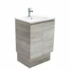 Fienza Rotondo Edge Vanity On Kickboard Industrial Grey ROT60XK