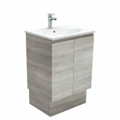 Fienza Rotondo Edge Vanity On Kickboard Industrial Grey ROT60XK
