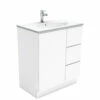 Fienza Rotondo Fingerpull 750 Vanity On Kickboard Gloss White ROT75CR 2 Fienza Rotondo Fingerpull 750 Vanity On Kickboard Gloss White ROT75CR -Bathroom Supplies Sales 2024 BA7233