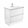 Fienza Rotondo Hampton 900 Vanity On Kickboard Satin White ROT90TK -Bathroom Supplies Sales 2024 BA7285