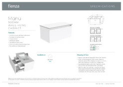 Fienza Rotondo Manu 900 Wall Hung Vanity Gloss White ROT90H 6 Fienza Rotondo Manu 900 Wall Hung Vanity Gloss White ROT90H -Bathroom Supplies Sales 2024 BA7286