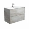 Fienza Rotondo Amato 900 Wall Hung Vanity Industrial Grey ROT90BX -Bathroom Supplies Sales 2024 BA7303