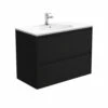 Fienza Rotondo Amato 900 Wall Hung Vanity Satin Black ROT90BB -Bathroom Supplies Sales 2024 BA7309