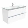 Fienza Rotondo Quest 1200 Wall Hung Vanity Gloss White ROT120Q -Bathroom Supplies Sales 2024 BA7331