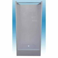 Swan Street Bathroom Recess Shower Enclosure & Soap Holder Fibreglass Cubicle 90cm Wide