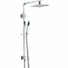 Fienza Jet Twin Rail Shower Outlets Overhead & Handheld Chrome 455102 -Bathroom Supplies Sales 2024 BA7426