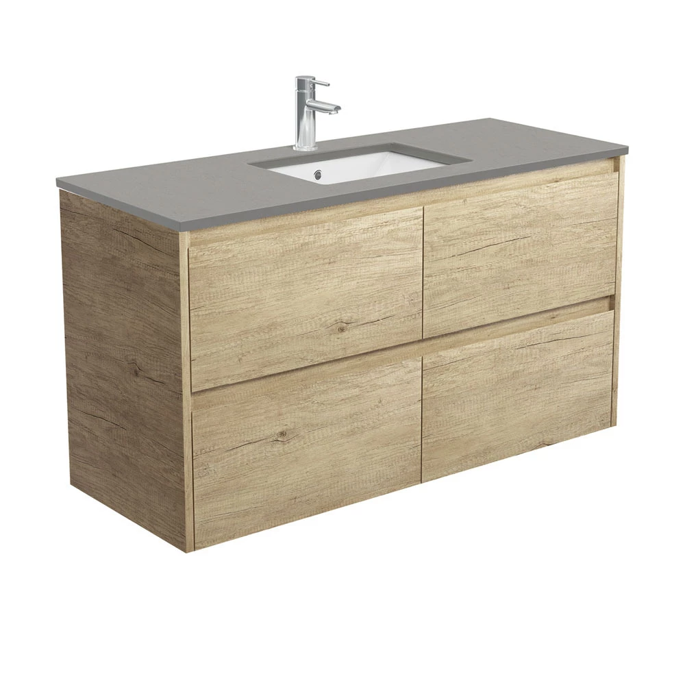Fienza Sarah Dove Grey Undermount Amato 1200 Wall Hung Vanity Scandi Oak SD120BS 3 Fienza Sarah Dove Grey Undermount Amato 1200 Wall Hung Vanity Scandi Oak SD120BS