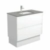 Fienza Sarah Dove Grey Undermount Amato 900 Vanity On Kickboard Satin White SD90BWK 2 Fienza Sarah Dove Grey Undermount Amato 900 Vanity On Kickboard Satin White SD90BWK -Bathroom Supplies Sales 2024 BA7521