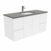 Fienza Sarah Dove Grey Undermount Fingerpull 1200 Wall Hung Vanity Gloss White SD120F -Bathroom Supplies Sales 2024 BA7522