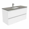 Fienza Sarah Dove Grey Undermount Quest 1200 Wall Hung Vanity Gloss White SD120Q -Bathroom Supplies Sales 2024 BA7533