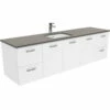 Fienza Sarah Dove Grey Undermount Single Bowl UniCab 1800 Wall Hung Vanity Gloss White SD180JS -Bathroom Supplies Sales 2024 BA7565