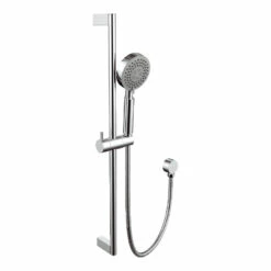 Best BM Round Shower Rail Handset BSH02 Chrome