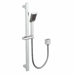 Best BM Square Shower Rail Handset BSH01 Chrome