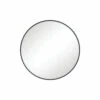 Fienza Matte Black Round Framed Mirror 600 Bathroom Mirror FMR60B -Bathroom Supplies Sales 2024 BA8023