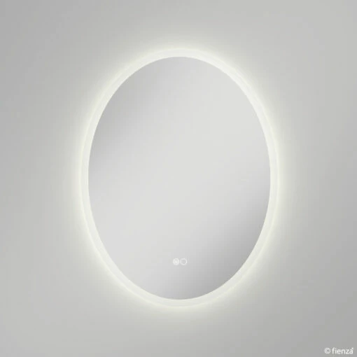 Fienza Antonia Oval LED Bathroom Mirror With Demister & Touch Sensor 600mm X 800mm LED03 -Bathroom Supplies Sales 2024 BA8039