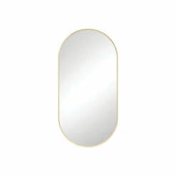 Fienza Empire Urban Brass Framed Bathroom Mirror 450mm X 900mm FMP4590UB