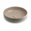 Seima Aurora 380 Smoky Taupe Ceramic Above Counter Basin Round 192076 -Bathroom Supplies Sales 2024 BA8092