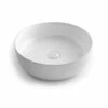 Seima Aurora 385 White Gloss Ceramic Above Counter Basin Round 192034 -Bathroom Supplies Sales 2024 BA8100