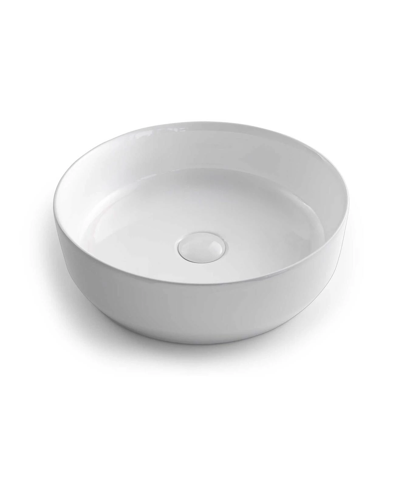 Seima Aurora 385 White Gloss Ceramic Above Counter Basin Round 192034 3 Seima Aurora 385 White Gloss Ceramic Above Counter Basin Round 192034