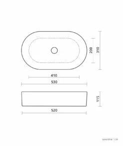 Seima Aurora 530 Smoky Taupe Ceramic Above Counter Basin 192070 7 Seima Aurora 530 Smoky Taupe Ceramic Above Counter Basin 192070 -Bathroom Supplies Sales 2024 BA8106 2