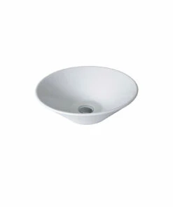 Seima Ios 001 Gloss White Ceramic Above Counter Basin Round 191428