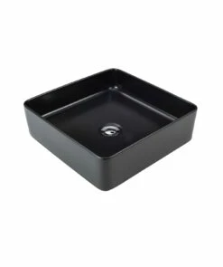 Seima Kyra 029 Black Ceramic Above Counter Basin Slimline 191464