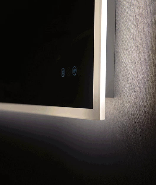 Remer Kara DB LED Bathroom Mirror With Demister 1200mm X 750mm K12075DB 5 Remer Kara DB LED Bathroom Mirror With Demister 1200mm X 750mm K12075DB - Image 3